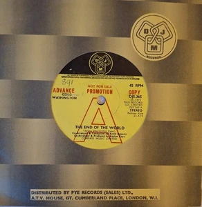 Geno Washington - The End Of The World 7" UK DJM Promo Soul 45 1975 - Picture 1 of 2
