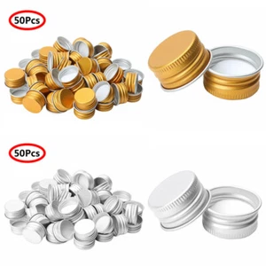 50×24R/28R Small Aluminium Threaded Screw Cover Lid Cap Glass Bottle AU - Picture 1 of 25