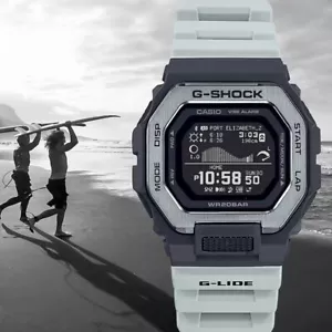 CASIO G-SHOCK G-LIDE GBX-100TT-8ER BLUETOOTH, MAREAS, FASE LUNAR, ESPECIAL SURF - Photo 1 sur 9