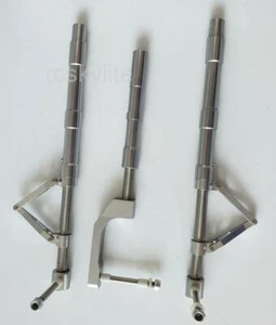 1/2" 190 mm 120 classe PC21 RC piano alluminio montanti oleo gambe carrello di atterraggio - Foto 1 di 4