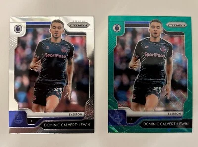 DOMINIC CALVERT LEWIN 2019/20 PRIZM GREEN WAVE + BASE - Image 1 of 4