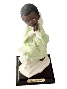 De colección. Precioso Giuseppe Armani Uno de Armanis Pequeños Tesoros Pequeño Ángel Negro - Imagen 1 de 20