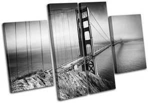 San Francisco Bridge Architecture MULTI CANVAS WALL ART Picture Print VA - Picture 1 of 1