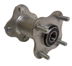 Dual Flange Hub Bearings Galv White 2-13/16" Bolt Circle Double 5/8" 3/4" 1" - Picture 1 of 8