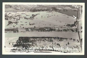 1948 RPPC* Vanport o Devastación de Stockyards mostrando ruptura de dique como nuevo - Imagen 1 de 1