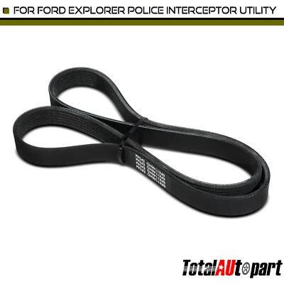 Serpentine Belt for Ford Explorer 2017-2019 Police Interceptor Utility 45.12" - Image 1 of 4
