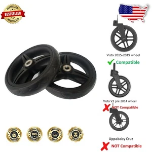 Uppababy Vista 2015-2019 Compatible Stroller Wheels - Easy Installation - Picture 1 of 7
