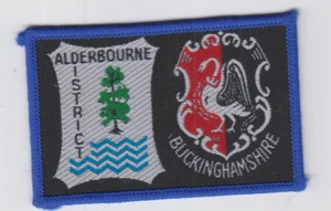 Pfadfinder Doppelabzeichen ext ALDERBOURNE DISTRICT/BUCKINGHAMSHIRE - Bild 1 von 1