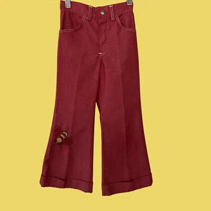 Vintage 70s Kids Bell Bottom Pants, Health-tex 6 years - Picture 1 of 7
