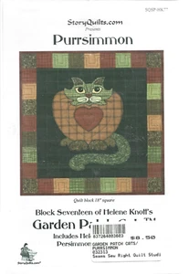 Story Quilts Muster-Purrsimmon von Helene Knotts - enthält Helenes Rezept - Bild 1 von 1