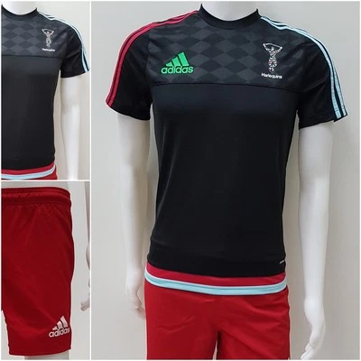 adidas Rugby Harlequins London Kinder Shirt Shorts Trikot Sport Hose Fußball O