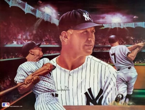 Mickey Mantle THE LEGEND New York Yankees Commemorative Art Collage 18x24 POSTER - Picture 1 of 1