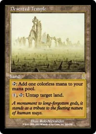 MTG - DESERTED TEMPLE - Odyssey (R) - Image 1 of 1