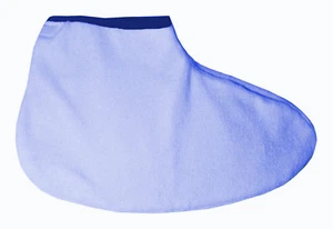 1 Paar Frotee Füßlinge in hellblau 28cm lang und flexibel - Picture 1 of 1