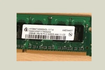 2,QIMONDA HYS64T32000HDL-3.7-A (256MB DDR2 PC2-4200S 533MHz SODIMM 200-pin) DRAM - Image 1 of 2