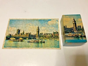 100% Complete! Big Ben London Mini 100 Piece Puzzle Britain England River Thames - Picture 1 of 9