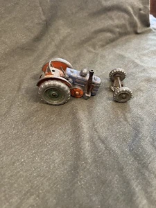 Dinky Toys No 301 Field Marshall Tractor Red/Grey No Driver - Picture 1 of 6
