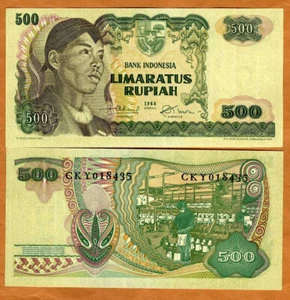 Indonesia, 500 Rupiah, 1968, P-109, UNC General Sudirman - Picture 1 of 1