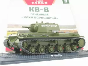 1:43KW KV 8 Flamethrower Tank Modimio #20 Fire-throwing Tank Military WWII Original Packaging - Picture 1 of 4
