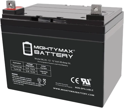 12V 35AH Wheelchair Battery Replaces 33Ah Centennial CBM-33 - Image 1 of 4