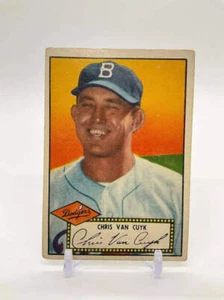 Chris Van Cuyk 1952 Topps RC #53 Brooklyn Dodgers VG - Picture 1 of 3