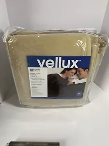 Full Vellux Blanket J C Penny Home Collection 80 X 96 100% Nylon New Tan - Picture 1 of 4