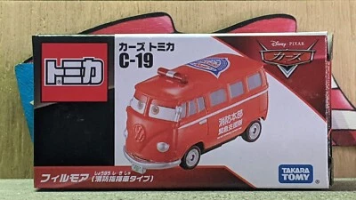 TOMICA C-19 VW BUS CARS FILMORE (FIRE COMMAND CAR TYPE) NEW IN BOX USA STOCK!!! - Image 1 of 4