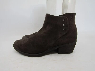 Josef Seibel 尺码 37 EUR 棕色麂皮绒扣拉链踝靴 时尚靴 — 第 1/4 张图片