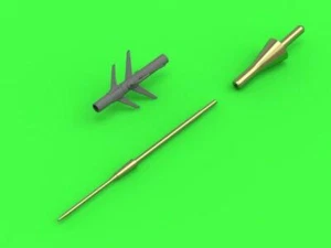 Tubo Pitot Master Model 1/72 MiG-25 Foxbat tutte le versioni (tranne PD/PDS) AM72113 - Foto 1 di 2