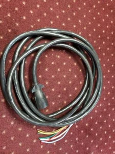 16ft 7-Way Inline Trailer Cord Plug Wiring Harness Extension Wire RV Camper Boat - Picture 1 of 5