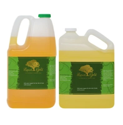 Gallon PREMIUM PURE NATURAL ORGANIC CARRIER OIL COLD PRESSED REFINED UNREFINED - Image 1 of 3