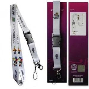 SOCCER EURO 2012 WROCŁAW HOST CITY OFFICIAL LANYARD RUSSIA CZECH GREECE POLAND - Picture 1 of 1