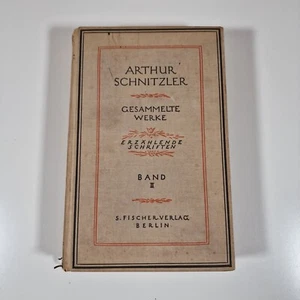 Arthur Schnitzler Gesammelte Werke Erzahlende Schriften Berling Old German Book - Picture 1 of 23