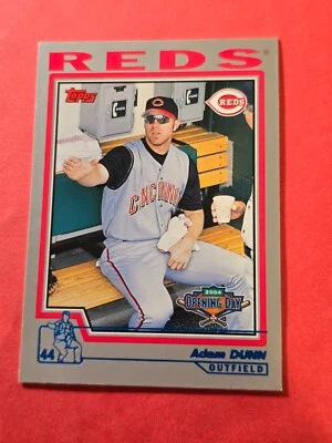 2004 Topps Opening Day #76 Adam Dunn, cd1 - Image 1 of 3