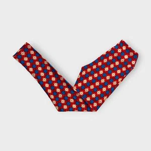 LuLaRoe Juniors Leggings Tween 00-0 Red/Blue Starburst Print New - Picture 1 of 6