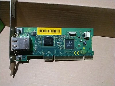 Scheda di rete ethernet 3com 3C905BTX PCI 10/100 Vintage - Non Testata  - Immagine 1 di 3