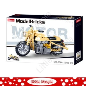 Sluban Compatible Building Blocks MB R75 MOTORCYCLE 223 PCS C36 - Picture 1 of 2