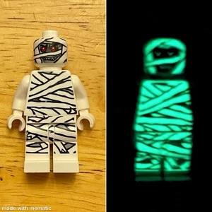 LEGO Monster Fighters Mummy minifigure GLOW in the Dark 9462 mof001 NICE Glows - Picture 1 of 7
