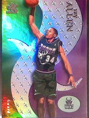 99-00 Skybox Ex Ray Allen #36 Bucks - Image 1 of 2