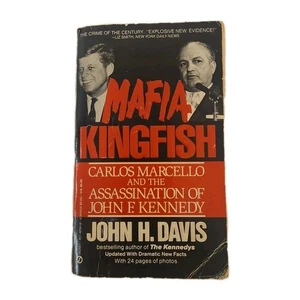 Mafia Kingfish John H. Davis Paperback Mafia JFK 1989 First Signet Printing Book - Bild 1 von 6