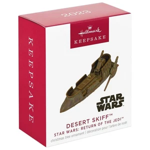 Barca a vela di Jabba 2023 Star Wars Desert Skiff mini decorazione natalizia segno distintivo - Foto 1 di 4