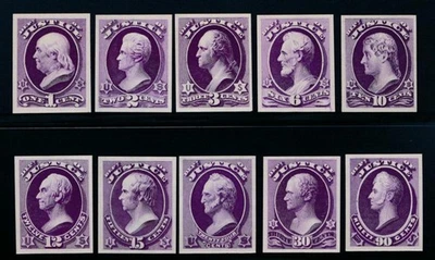 UNITED STATES (US) O25-34P3 JUSTICE VF INDIA PROOF SET - Image 1 of 2