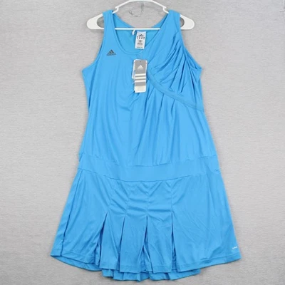 Adidas Ana Ivanovic Adilibria Tennis Dress Womens Size XL Blue Polyester Rare - Image 1 of 4