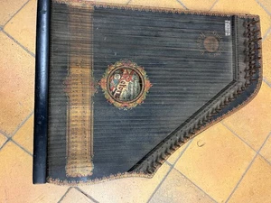 Akkordzither Deutsch-amerikanische Guitarrzither Reform uralt antik mit Koffer - Bild 1 von 6
