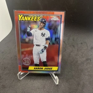 2025 Topps cromo Aaron Judge #90CB-11 refractor 35 aniversario - Imagen 1 de 2