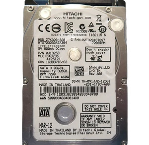 Hitachi HTS723232A7A364 0J13253 DA3735 (1203) Thailand 320gb 2.5" Sata MAR-12 - Picture 1 of 1