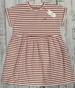 Vineyard Vines Girls Pink/White Striped Dress Sz XL 16 New w/ Tags $45 - Picture 1 of 7