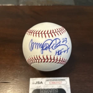 ryne sandberg signed baseball. Cubs HOF 05  Baseball JSA - Picture 1 of 4