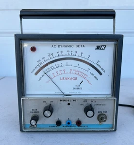 📟 VNTG B&K Model 161 Dynamic Transistor Analyst AC Dynamic Beta Leakage *TESTED - Picture 1 of 6