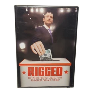 Rigged: The Zuckerberg Funded Plot to Defeat Donald Trump DVD New Sealed 2022 - Picture 1 of 8